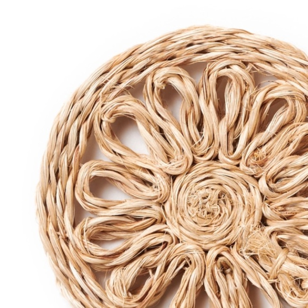 Aerin Raffia Coasters - Picture 2 of 5
